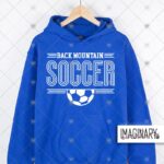 Back Mountain Soccer - Simple Logo - Choose Color - Hoodie