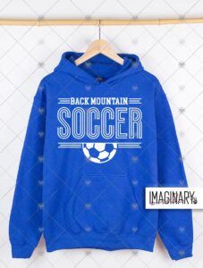 Back Mountain Soccer - Simple Logo - Choose Color - Hoodie