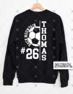Back Mountain Soccer - Personalized Logo - Choose Color - Crewneck