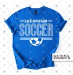 Back Mountain Soccer - Simple Logo - Choose Color - T-Shirt - Image 3