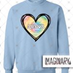Armor - Heart Logo - Light Blue Crewneck