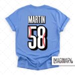 Back Mountain All Stars - Carolina Blue T-Shirt - Image 2