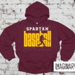 Spartan Baseball Player Hoodie