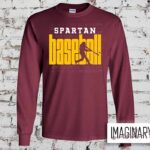 Spartan Baseball Player Long Sleeve