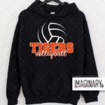 Tunkhannock Tigers Volleyball – Black Hoodie
