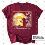 WVW Dana Street - Boxed Logo - Maroon T-Shirt