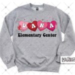 WVW Dana Street - Candy Heart - Sport Grey Crewneck