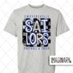 Swoyersville Sailors - Checkered Design - Silver Dri-fit T-shirt