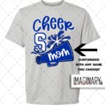 Swoyersville Sailors Cheerleading- Cheer Name - Silver Dri-fit T-shirt