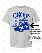 Swoyersville Sailors Cheerleading- Cheer Name - Silver Dri-fit T-shirt