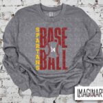Spartans Baseball with Number Crewneck Sweatshirt