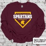 Spartans Home Plate Crewneck Sweatshirt