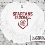 Spartan Baseball Logo Crewneck Sweatshirt