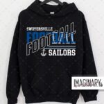 Swoyersville Sailors Football – Crossed Words – Hoodie
