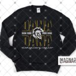 WVW Dana Street - Dana Word Art - Black Crewneck