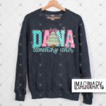 WVW Dana Street - Pastel Holiday - Dark Heather Crewneck