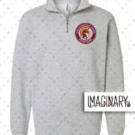 WVW Dana Street - Logo - Heather Grey Quarter Zip