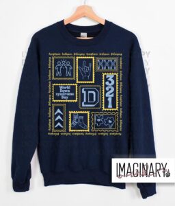 Dallas Mountaineers – Down Syndrome Day Crew Neck (Front Only) – Navy