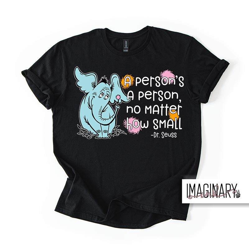 dr seuss day - black - tshirt WVW Dana Street - Dr. Seuss Day Black T-Shirt - Image 1