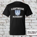 Lighthouse Dri-Fit T-Shirt - Traditional Design - Black
