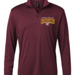 WVW Spartans - Quarter Zip Dri-Fit - Spartans Logo - Maroon