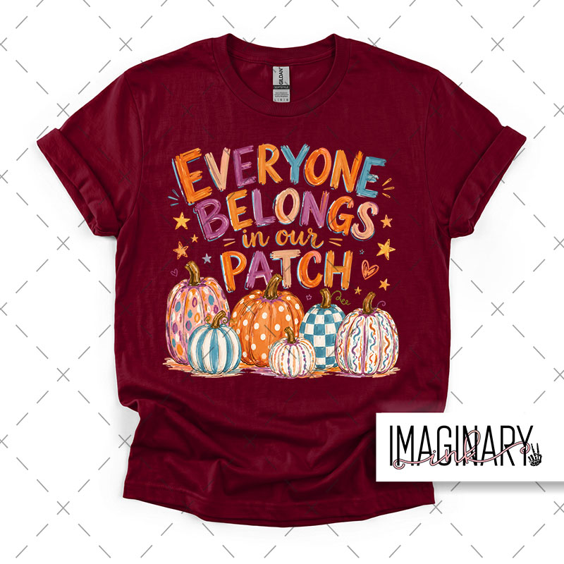 EVERYONE BELONGS TSHIRT GARNET Lighthouse - Everyone Belongs - Garnet T-Shirt - Image 1