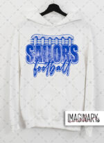 Swoyersville Sailors Football – Football Laces - White Hoodie