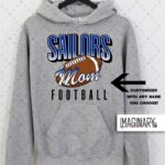 Swoyersville Sailors Football - FB Name - Sport Grey Hoodie