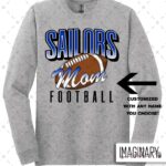 Swoyersville Sailors Football - FB Name - Sport Grey Long Sleeve