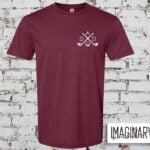 Spartans Golf - Golf Dad Design - Maroon T-Shirt