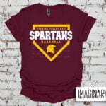 Spartans Home Plate T-Shirt
