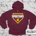 Spartans Home Plate Hoodie