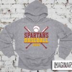 Spartans Baseball Bats Hoodie