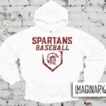 Spartan Baseball Logo Hoodie