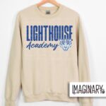 Lighthouse Crewneck - Simple Logo - Sand Color