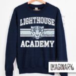 Lighthouse Crewneck - Varsity Design - Navy