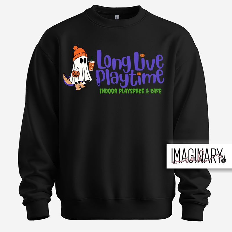 llpt halloween crewneck LLPT Halloween Logo Crewneck - Image 1