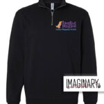 LLPT Logo - Quarter Zip - Black