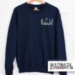 LIU - Puzzle - Navy Crewneck