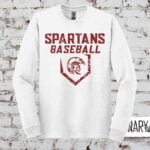 Spartan Baseball Logo Long Sleeve