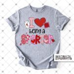 WVW Dana Street - Love Being A Spartan (PINK Design) - Sport Grey T-Shirt