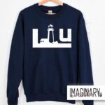 LIU - Logo - Navy Crewneck
