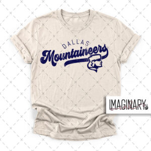 Dallas Mountaineers - Retro T-Shirt - Sand