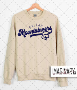 Dallas Mountaineers - Retro Crewneck - Sand