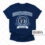 Dallas Mountaineers - Collegiate - T-Shirt - Navy