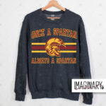 WVW Chester Street - Once A Spartan Varsity - Dark Heather Crewneck