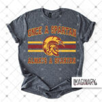 WVW Chester Street - Once A Spartan Varsity - Dark Heather T-Shirt