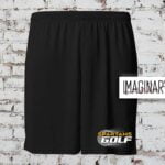 Spartans Golf - Black Performance Shorts - Spartans Dotted Design