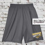 Spartans Golf - Graphite Performance Shorts - Spartans Logo Design
