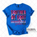 Swoyersville Sailors - Pink Out - Royal Blue T-Shirt